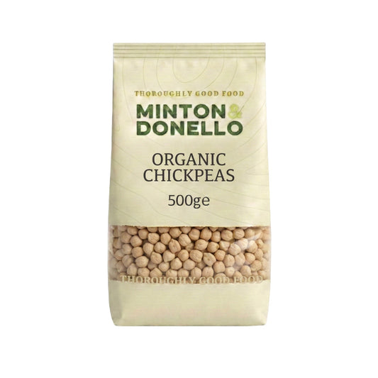 Minton & Donello Organic Chickpeas 500g