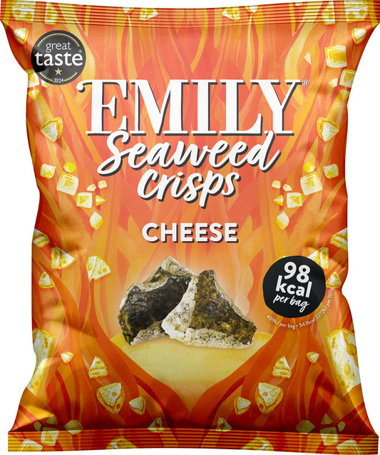 EMILY Seaweed Crisps - Cheese Flavour 18g