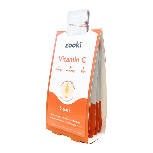 Zooki Vitamin C Citrus Orange 5x15ml