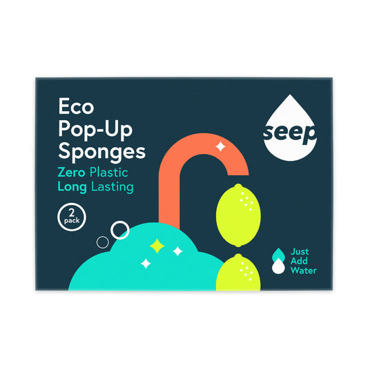 Seep Eco Pop up Sponges (2pk) 2 Pack