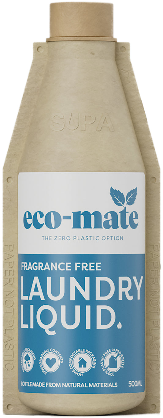 eco-mate Fragrance Free Non-Bio Laundry Liquid 500ml