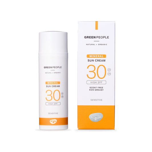 Green People Scent Free 100% Mineral Sun Cream SPF30 50ml