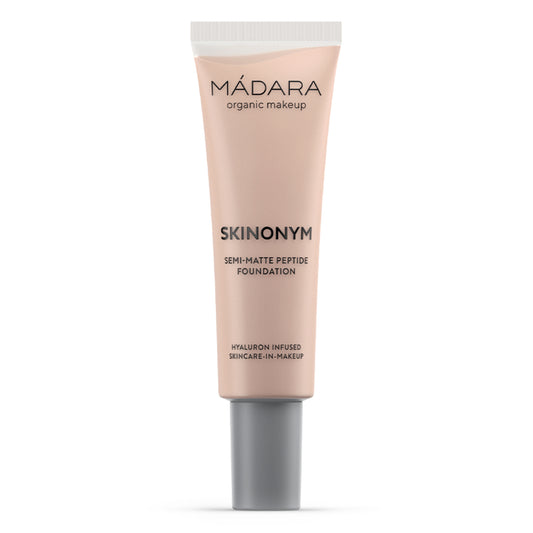 "MADARA SKINONYM Semi-Matte Peptide Foundation, #30 ROSE IVORY" 30ml