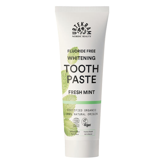 Urtekram Fresh Mint Whitening Toothpaste 75ml