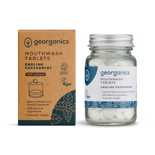 DD Georganics Mouthwash Peppermint [C] 180 tabs 180 tabs