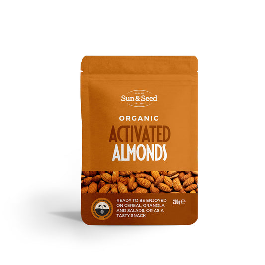 Sun & Seed Organic Activated Almonds 200g
