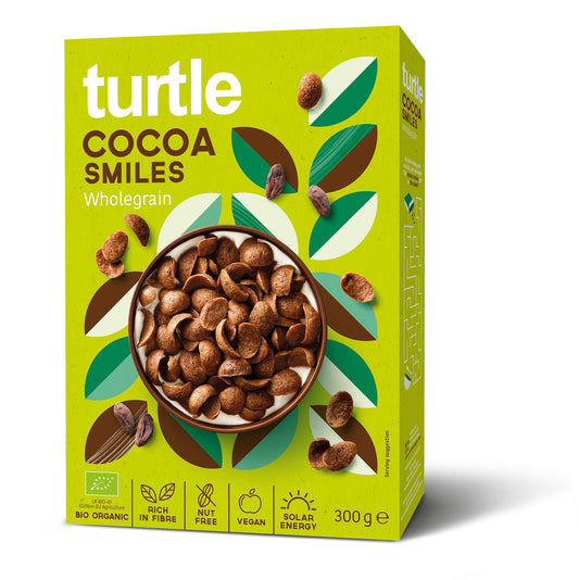 Turtle Organic Cocoa Smiles 300g