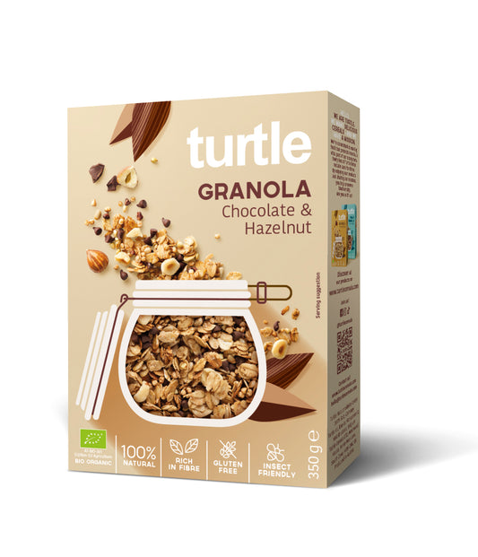 Turtle Organic Granola Chocolate & Hazelnut GF 350g