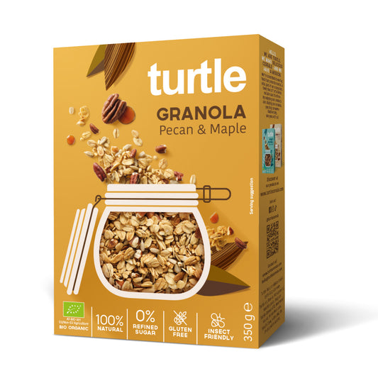 Turtle Organic Granola Maple & Pecan GF 350g