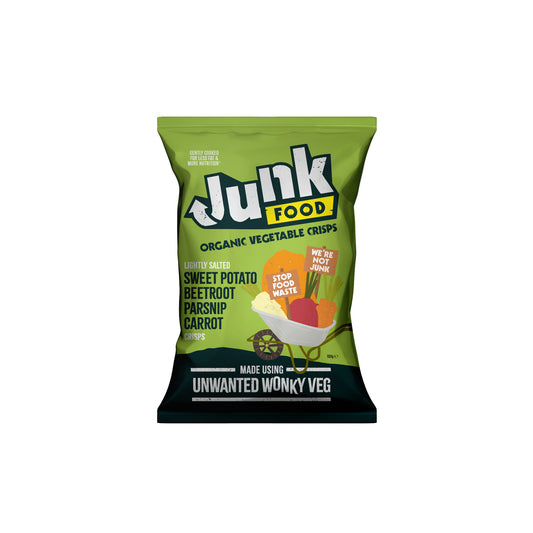 Junk Crisps Organic Vegetable Crisps 100g