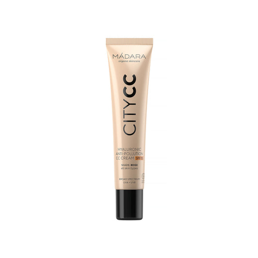 MADARA CITY CC Hyaluronic Anti-pollution CC cream SPF 15, BEIGE 40ml